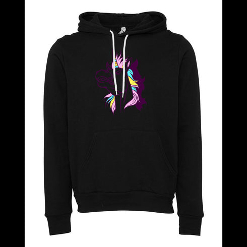 Colorful Unicorn Bella canvas hoodie 3719